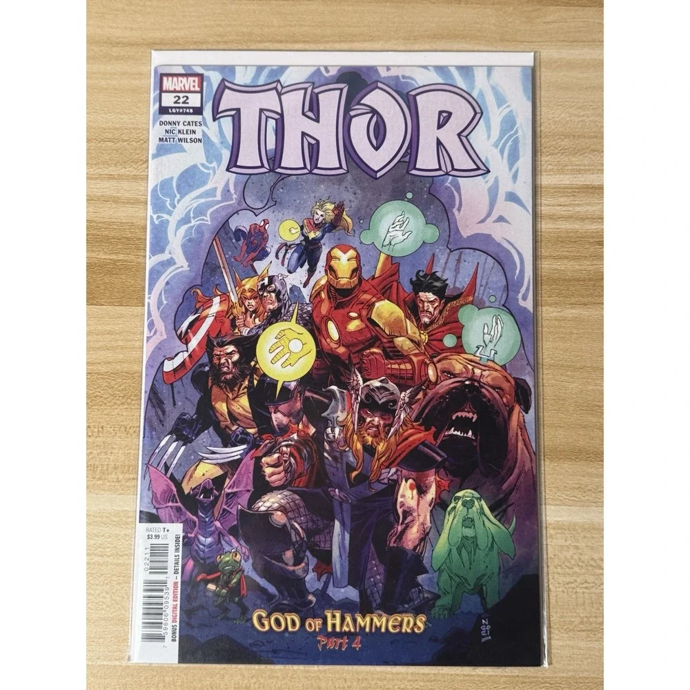 Thor #22 GOD OF HAMMERS DONNY CATES 2022 Marvel Comics